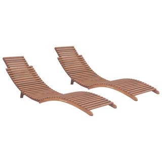 VidaXL Chaise longue bois  