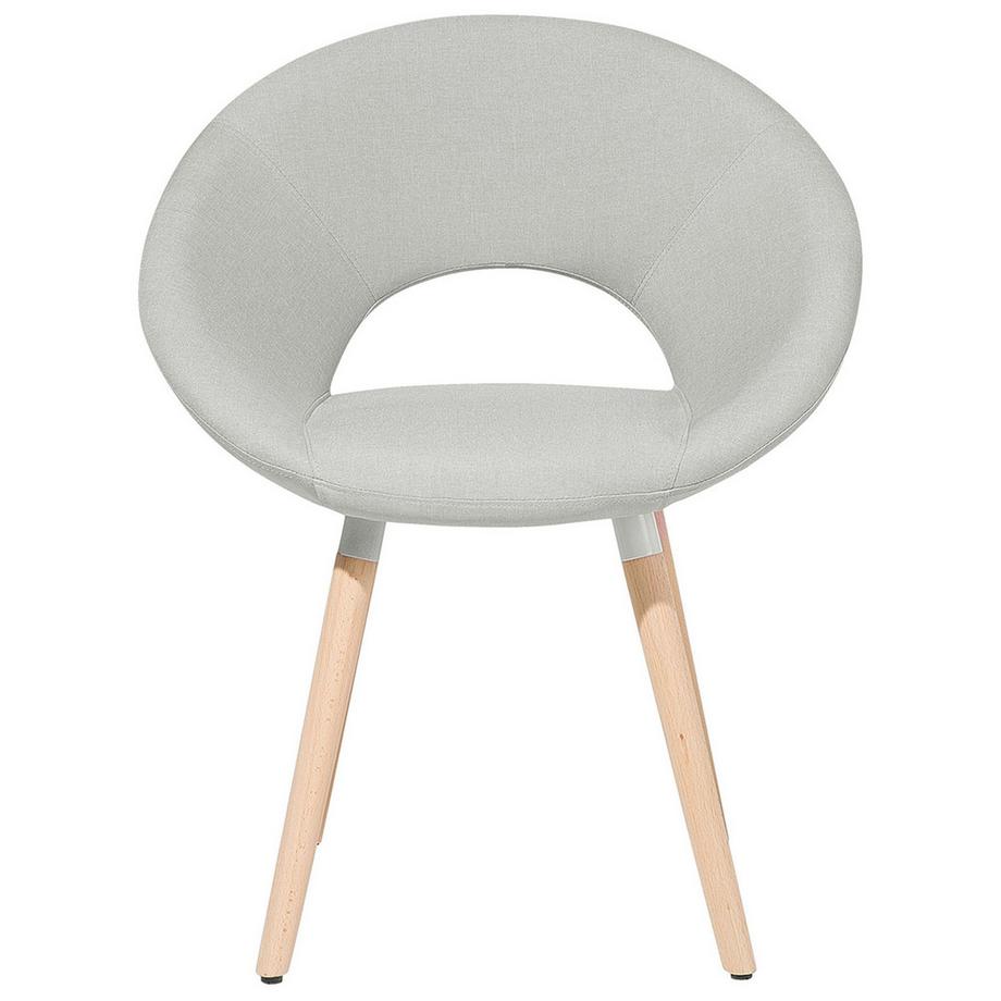 Beliani Set di 2 sedie da pranzo en Tessuto Retrò ROSLYN  