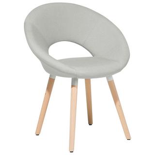 Beliani Chaise de salle à manger en Polyester Rétro ROSLYN  