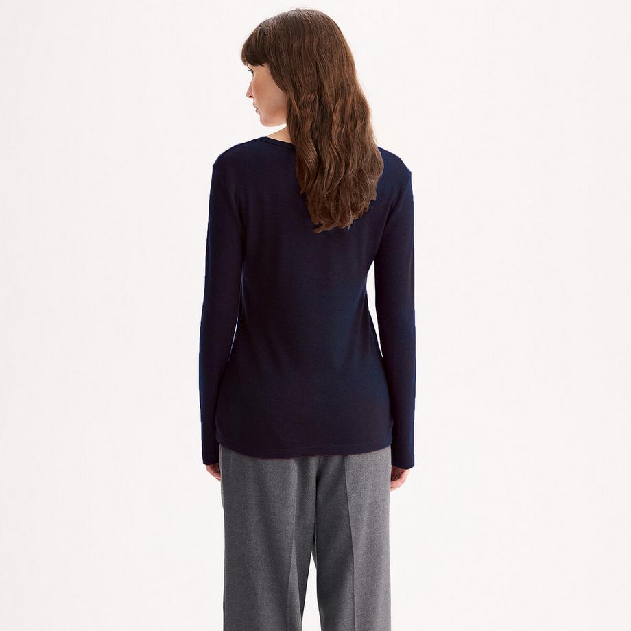 La Redoute Collections T-Shirt in Cardigan-Form  