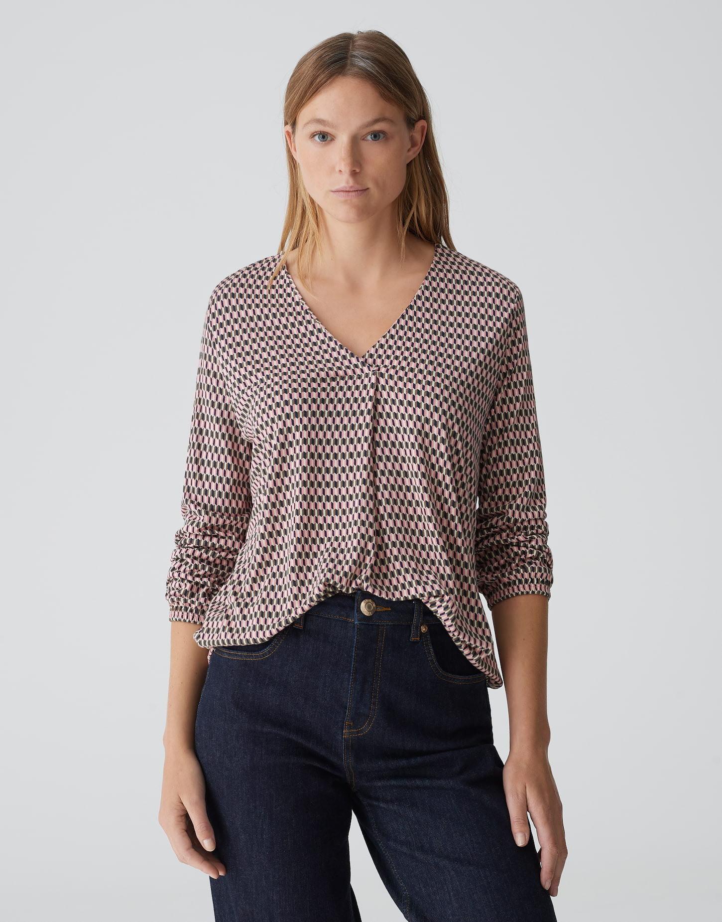 OPUS  V-Shirt Sannah tradition O-Form 