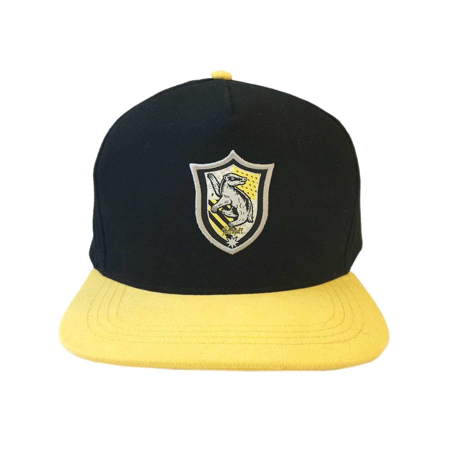 Image of Hufflepuff Snapback Mütze Polyester Damen Schwarz ONE SIZE