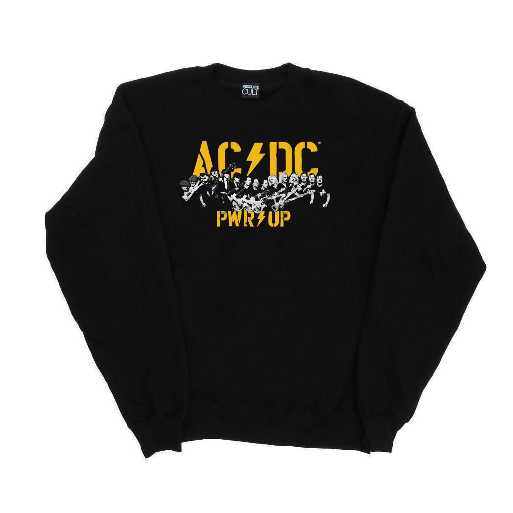 Image of Acdc Pwr Up Portrait Motion Sweatshirt Damen Schwarz S