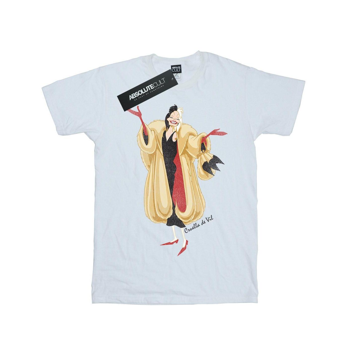 Image of 101 Dalmatians Classic Cruella De Vil Tshirt Jungen Weiss 140/146