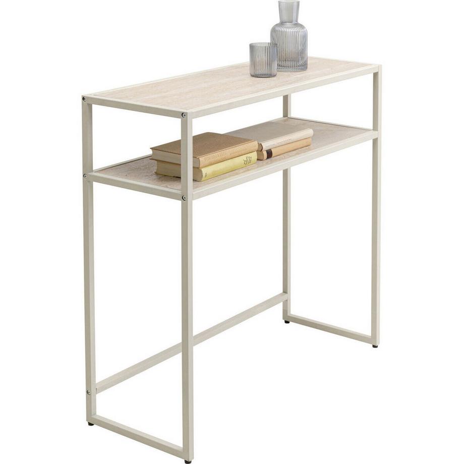 KARE Design Console Loftie greige 80x80  