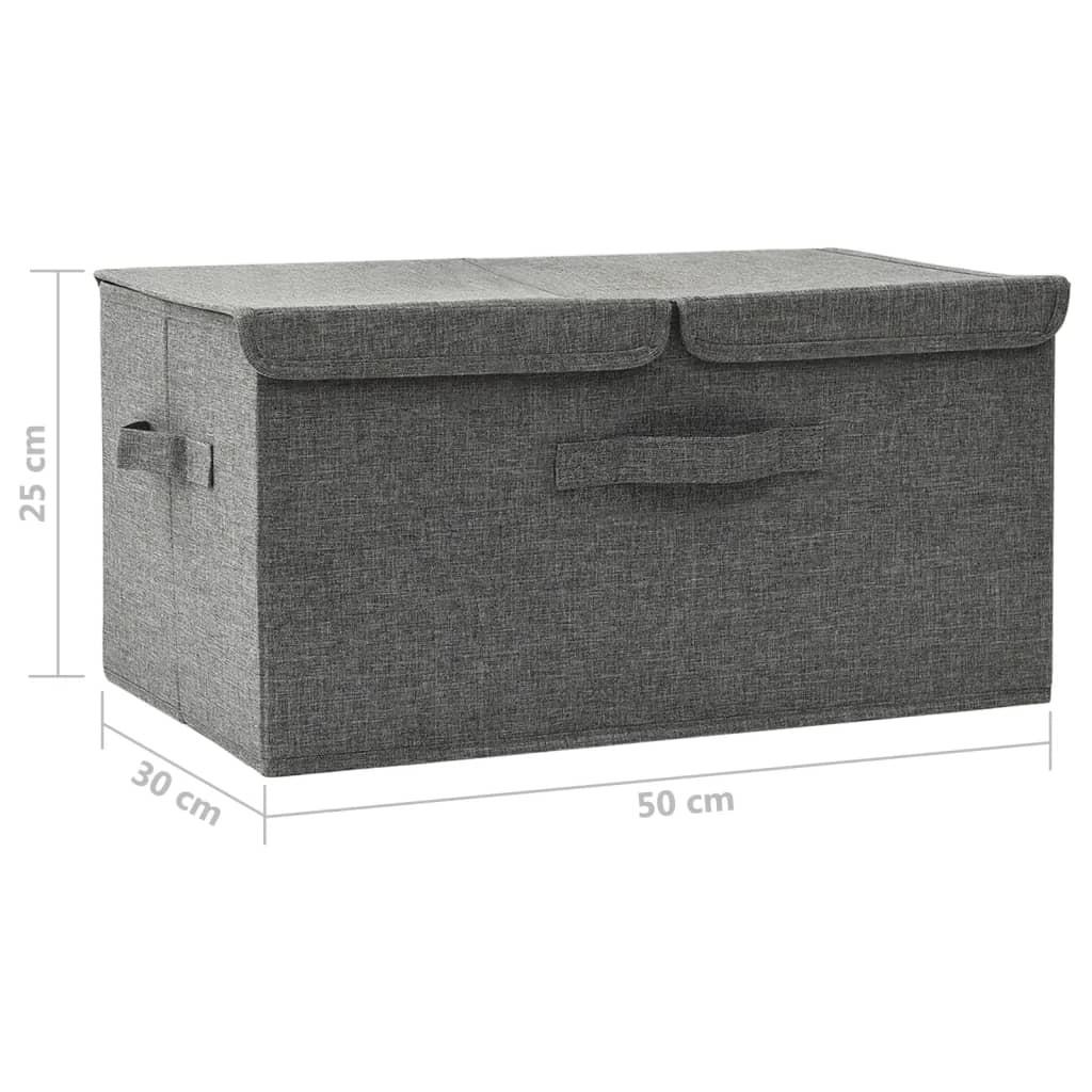 VidaXL Boîte de rangement tissu  