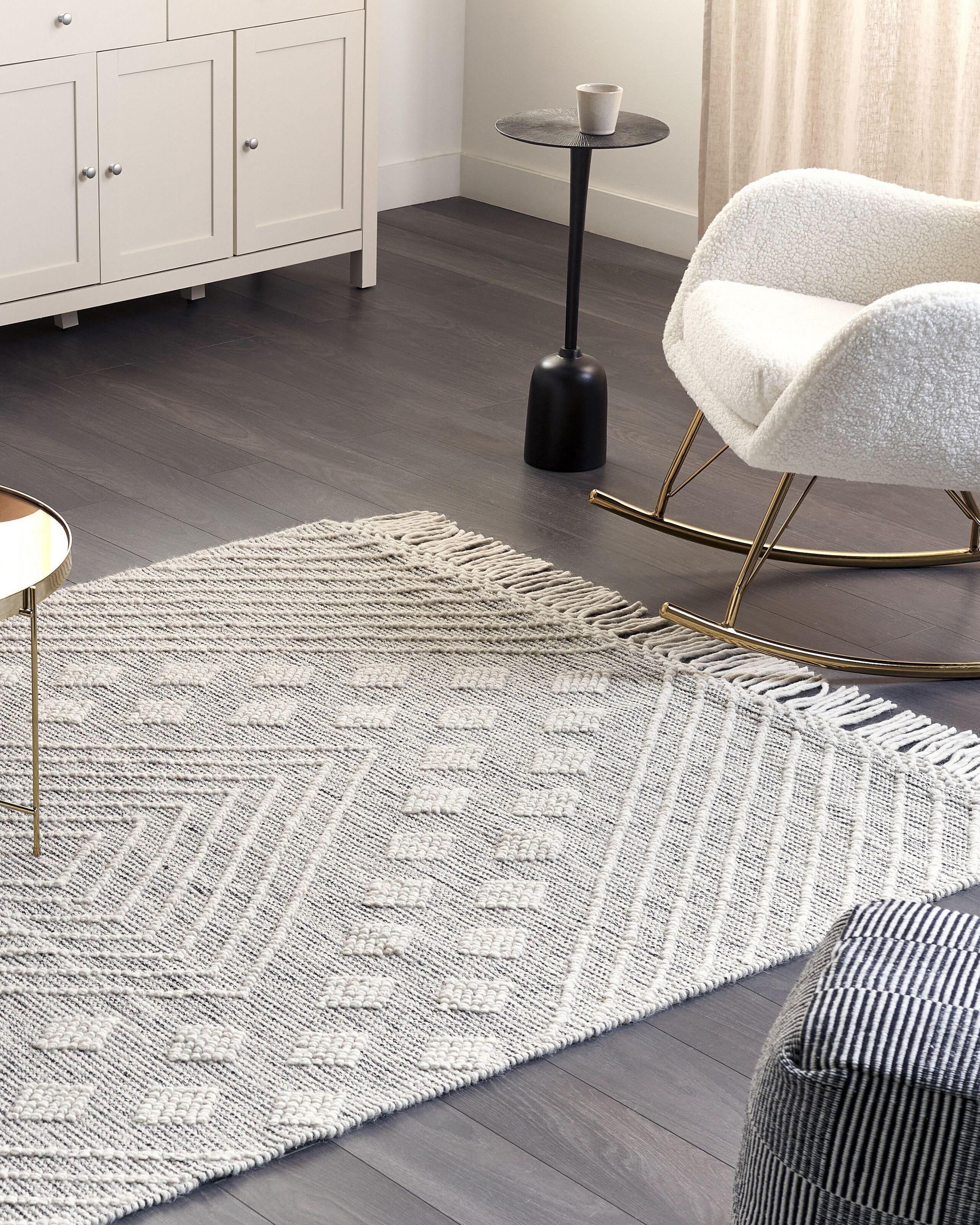 Beliani Tapis en Laine Boho SAVUR  