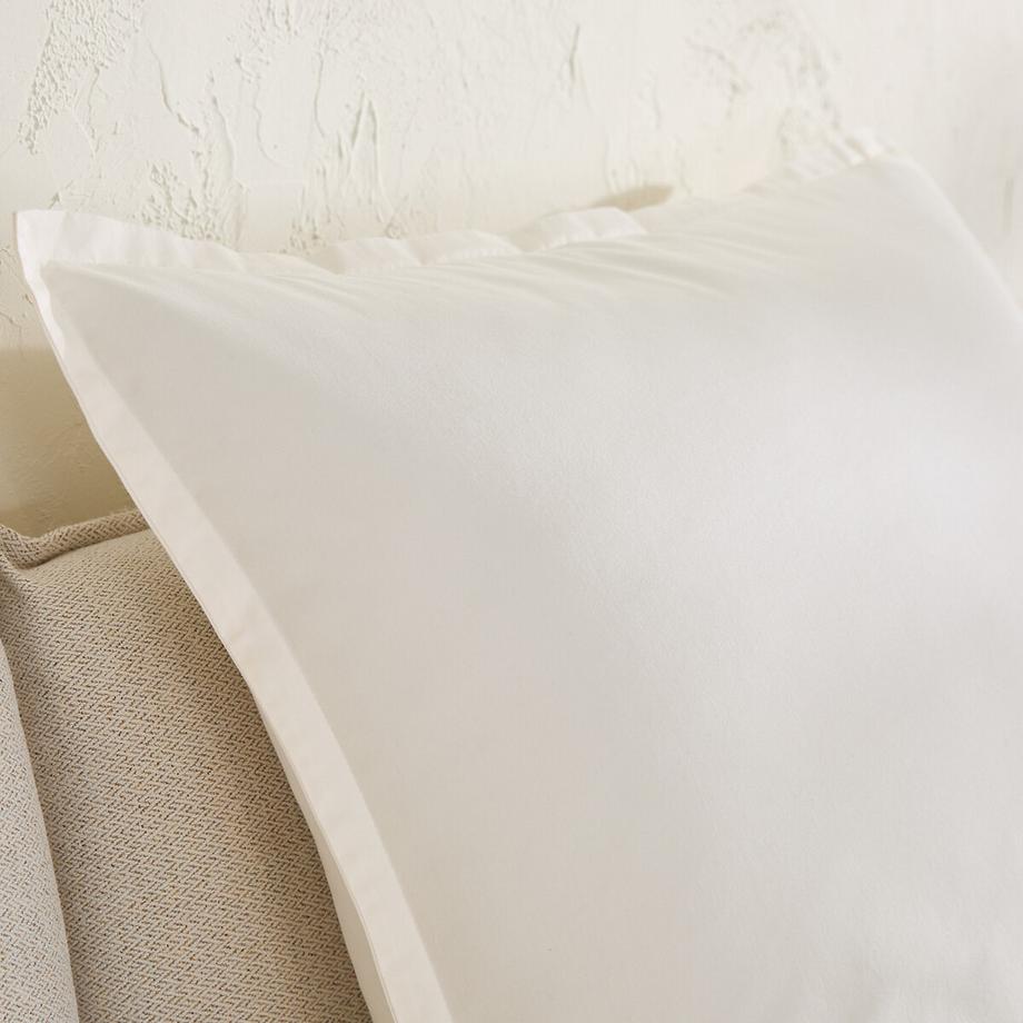 AM.PM Saria Taie d'oreiller en satin de coton lavé  