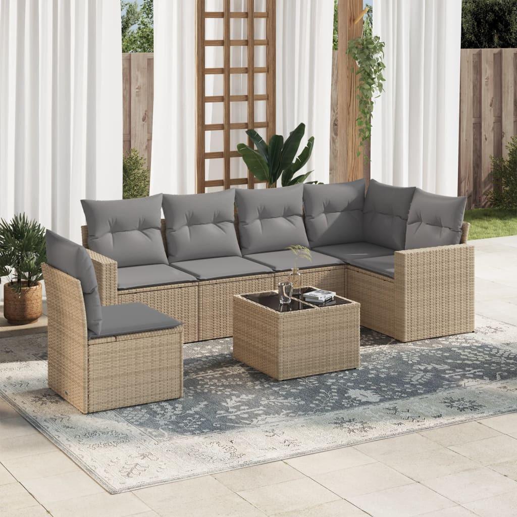 VidaXL Garten sofagarnitur poly-rattan  