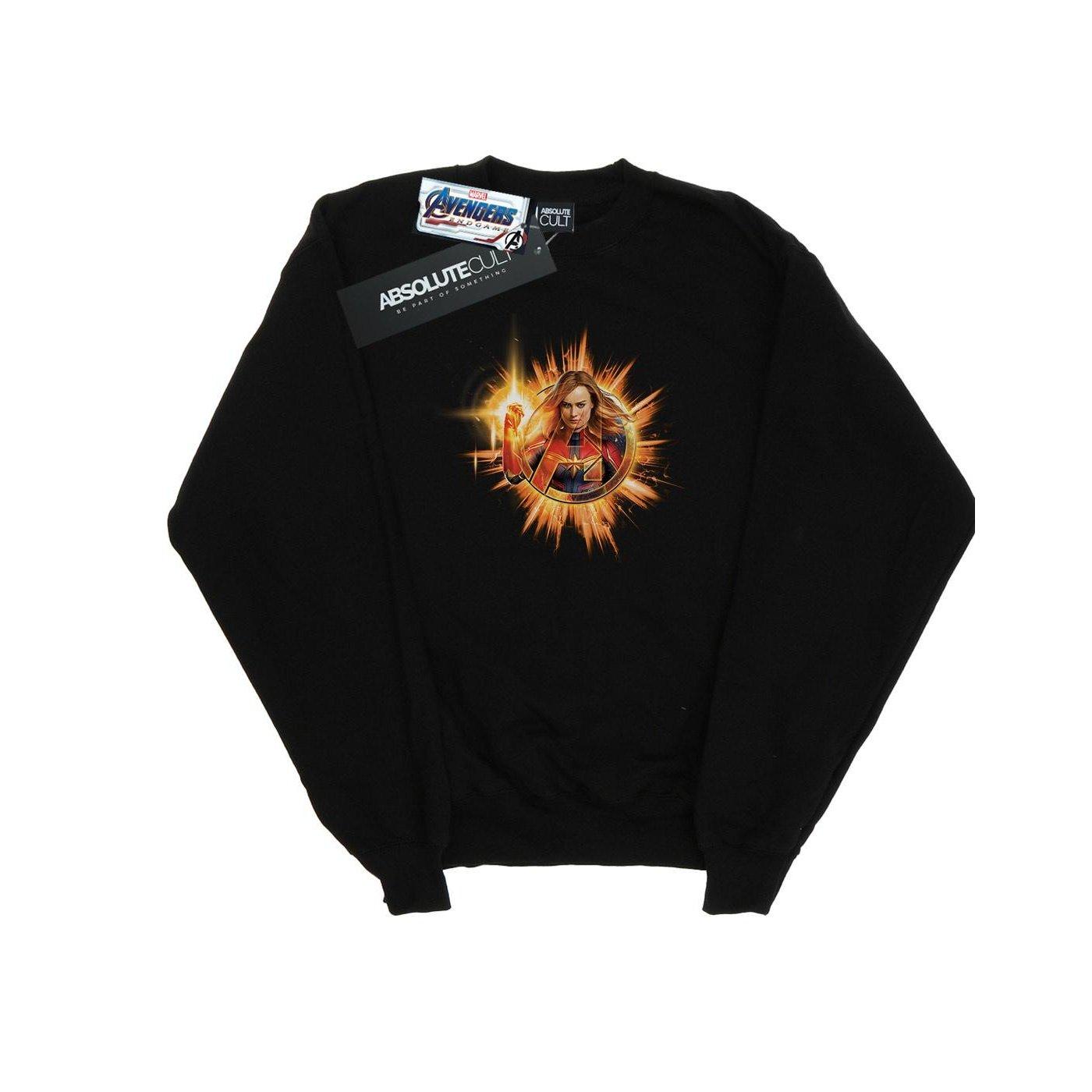 Image of Avengers Endgame Captain Blast Sweatshirt Mädchen Schwarz 140/146