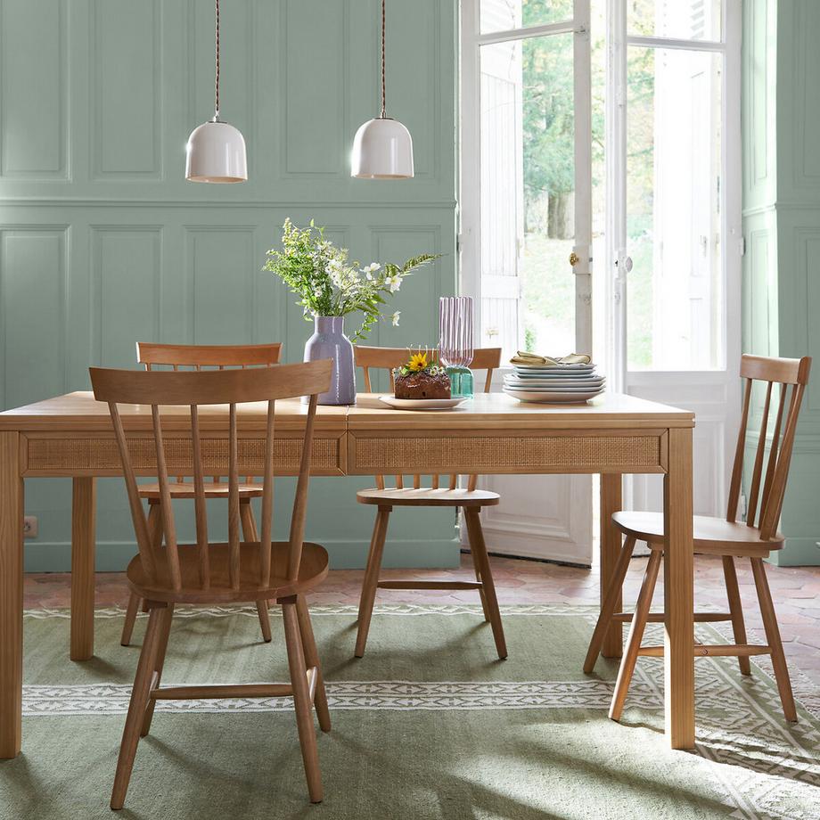 La Redoute Intérieurs Satz von 2 Sprossenstühlen aus massivem Hevea  