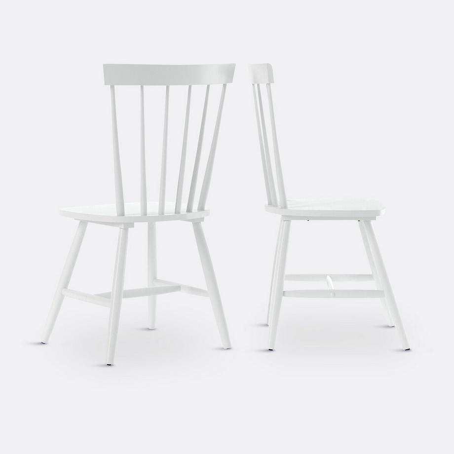 La Redoute Intérieurs Satz von 2 Sprossenstühlen aus massivem Hevea  