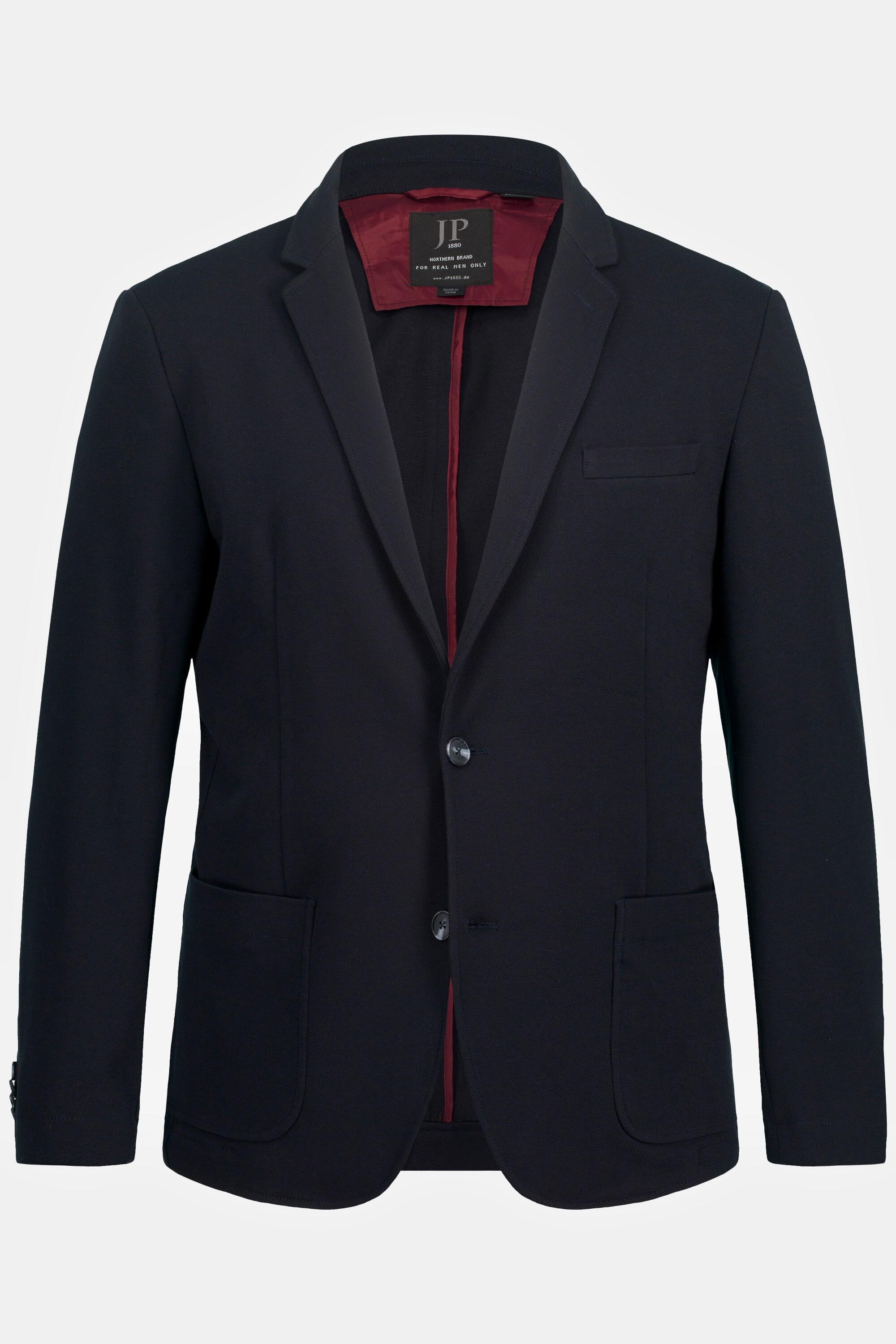 JP1880  Blazer FLEXNAMIC® avec col à revers, aspect maille piquée - jusqu'au 74 