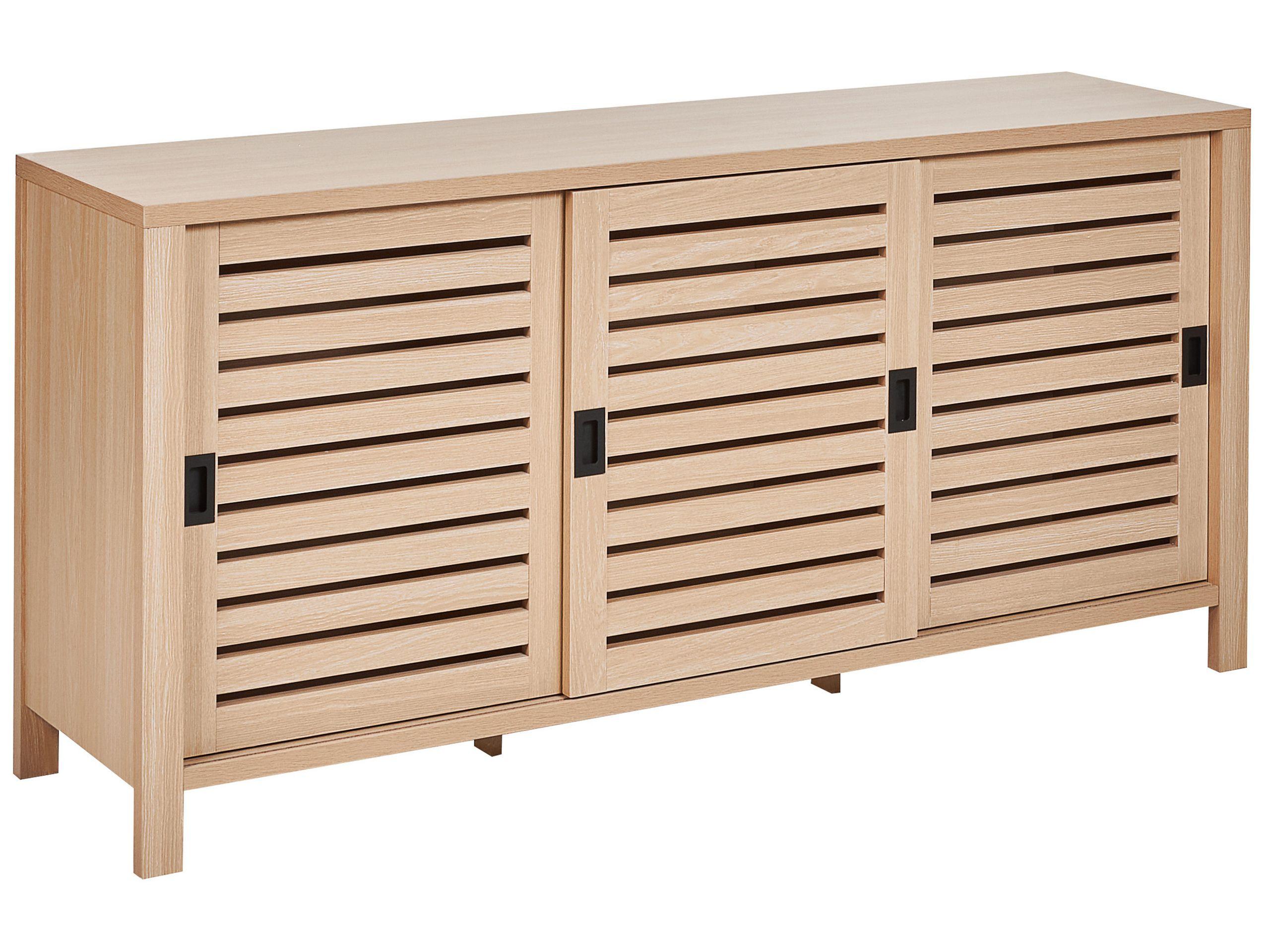 Image of Sideboard mit 3 Türen aus Faserplatte Skandinavisch RANDA Sideboard mit 3 Türen aus Faserplatte Skandinavisch RANDA