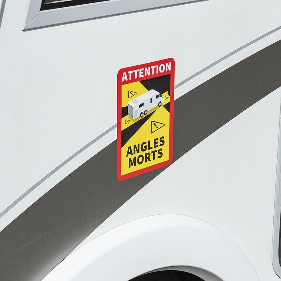 Pricenet  Aufkleber „Achtung Angles Morts!“ Wohnmobil 