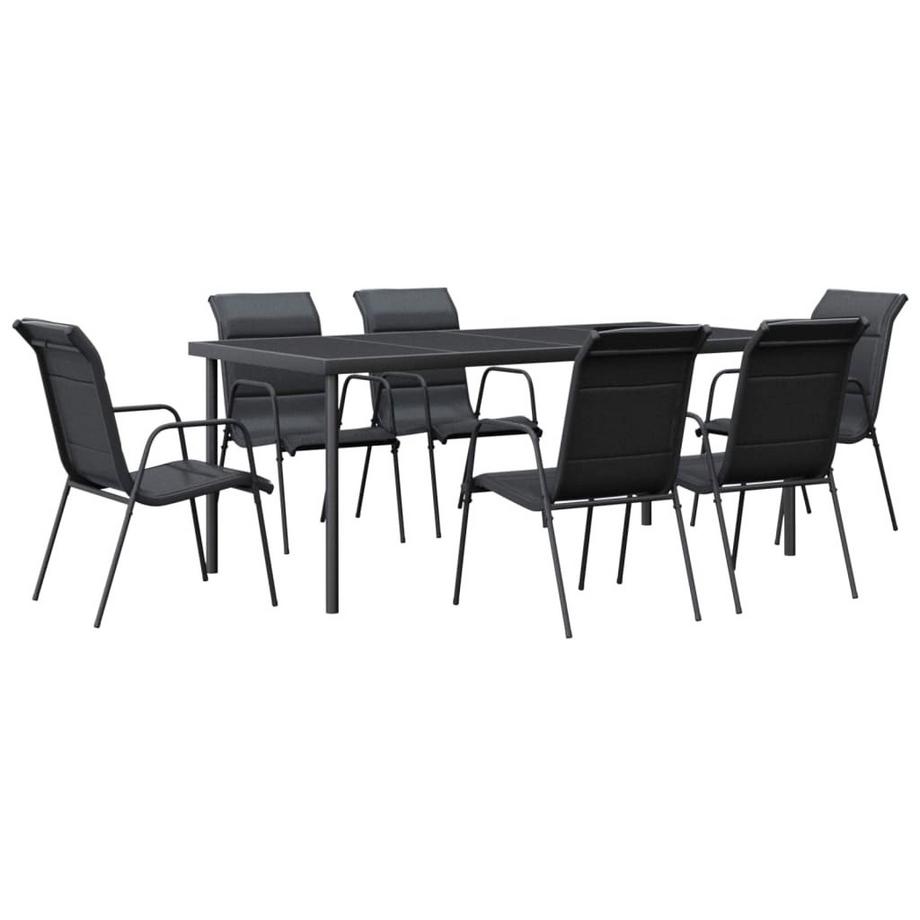 set da pranzo da giardino Acciaio