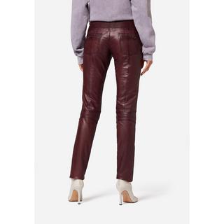 RICANO  Pantalon en cuir  Donna, avec éléments de biker 