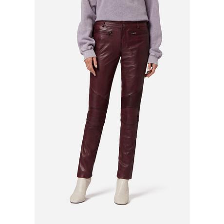 RICANO  Pantalon en cuir  Donna, avec éléments de biker 