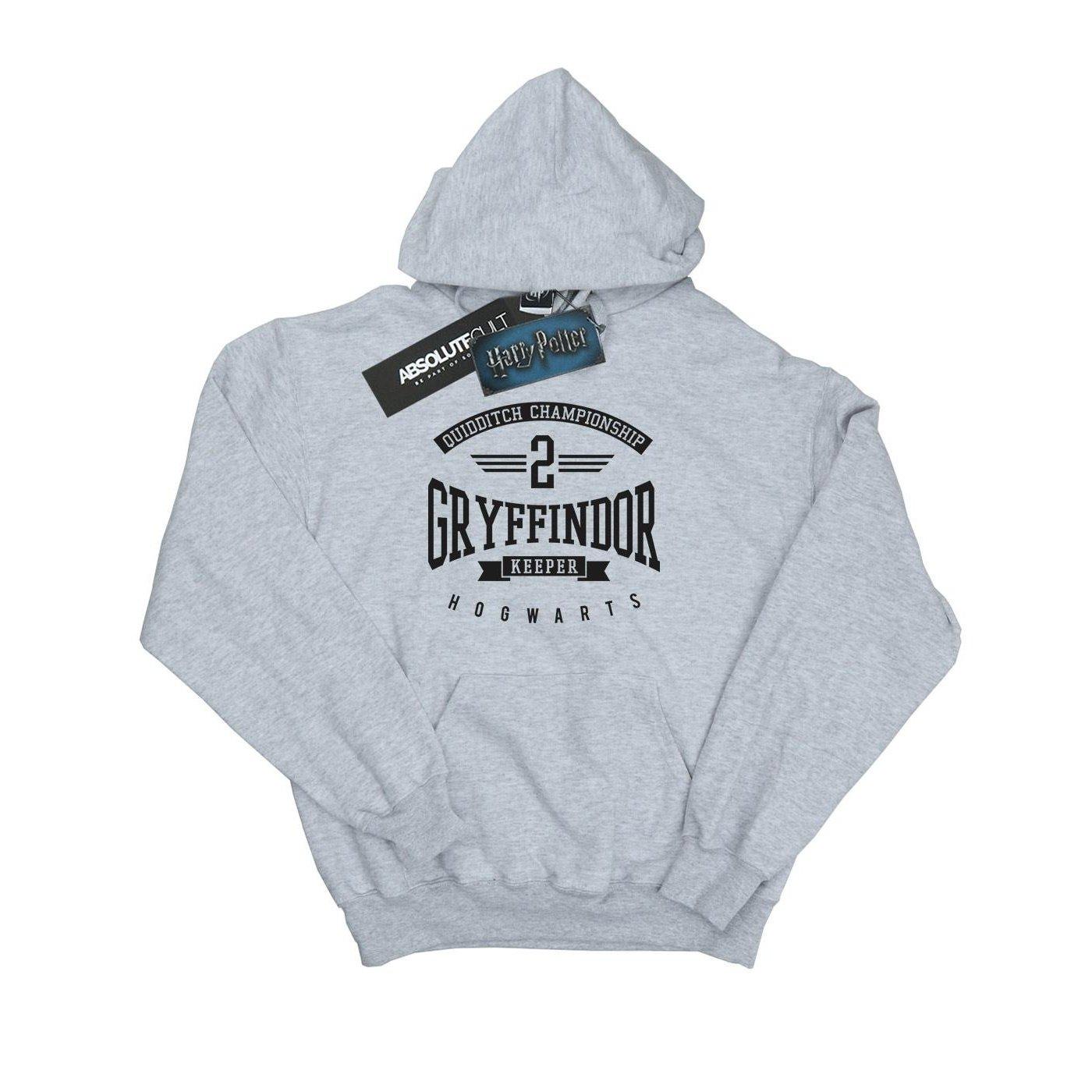 Image of Gryffindor Keeper Kapuzenpullover Unisex Grau 128