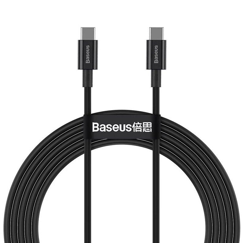 Baseus  Superior cavo USB 1 m USB 2.0 USB C Nero 