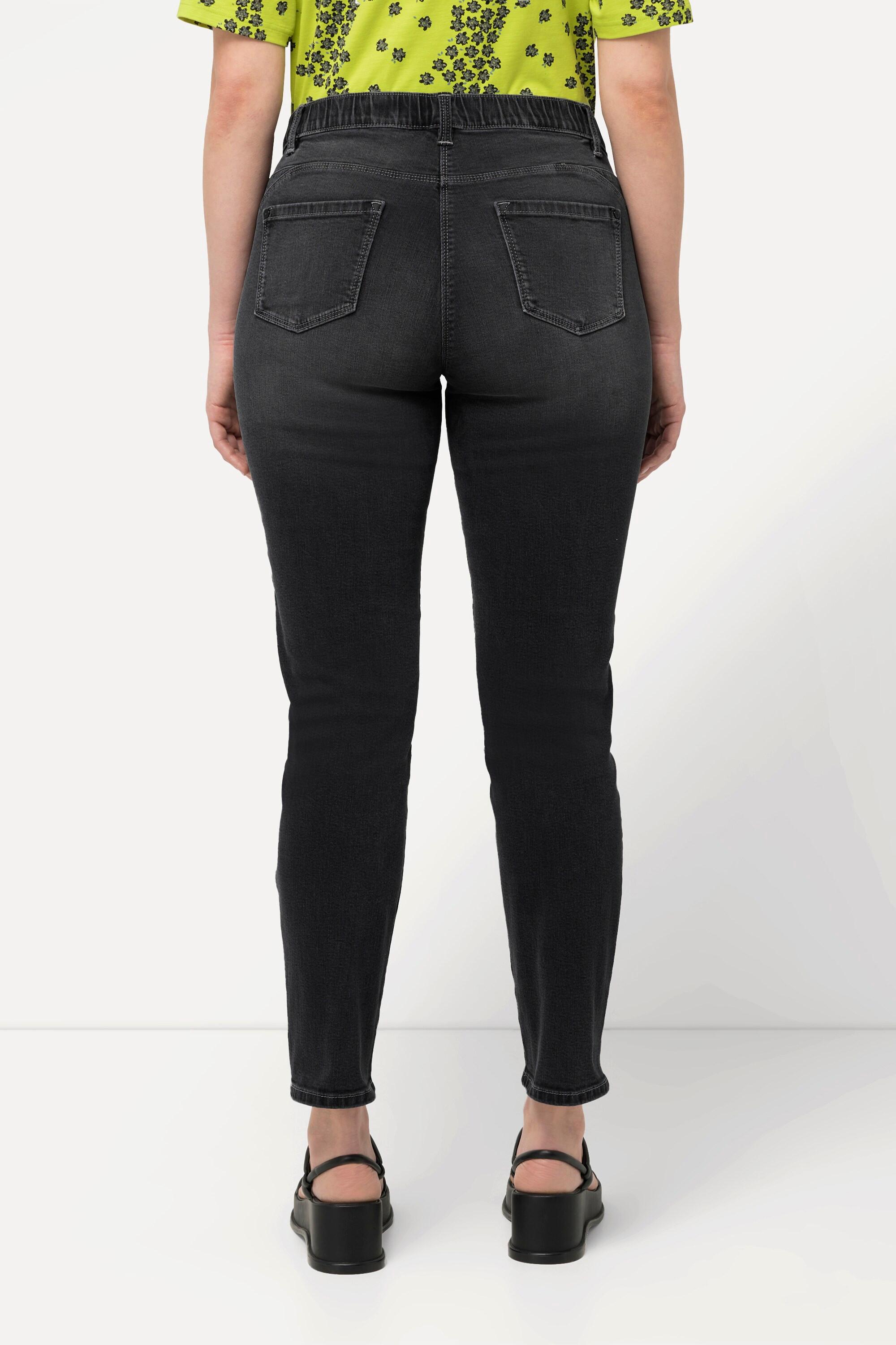 Ulla Popken  Jean PushUp Sarah, jambe étroite et matière extensible 