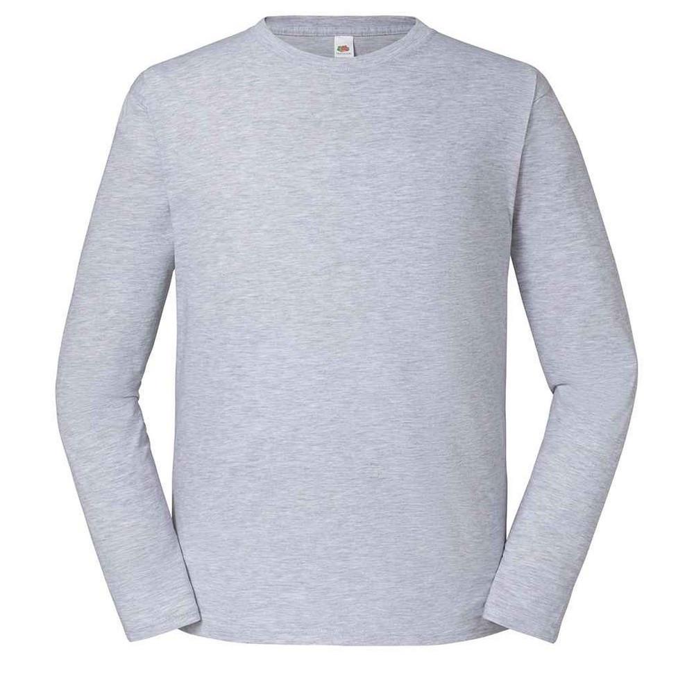 Image of Iconic 195 Premium Tshirtlangärmlig Damen Grau XL