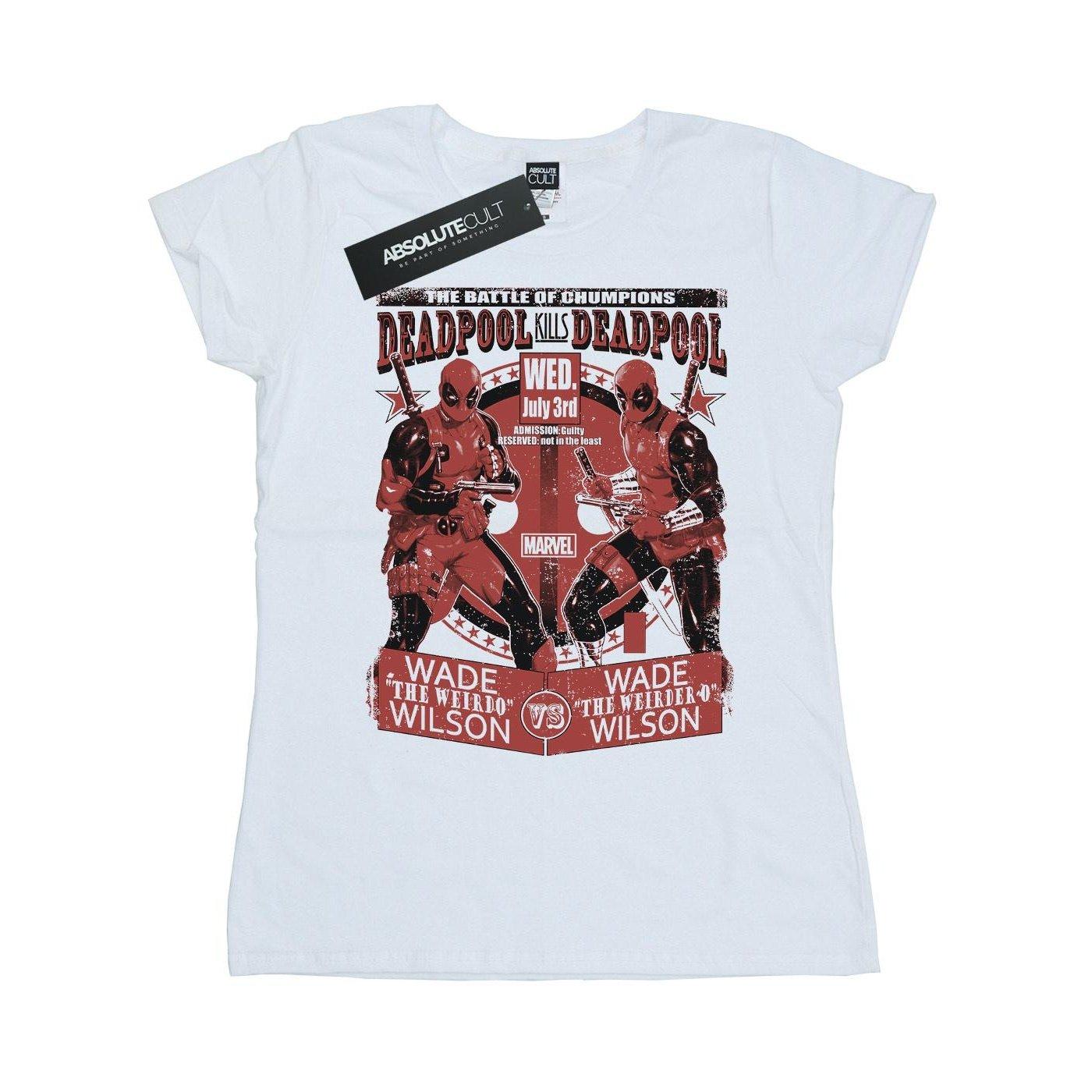 Image of Deadpool Vs Deadpool Tshirt Damen Weiss M