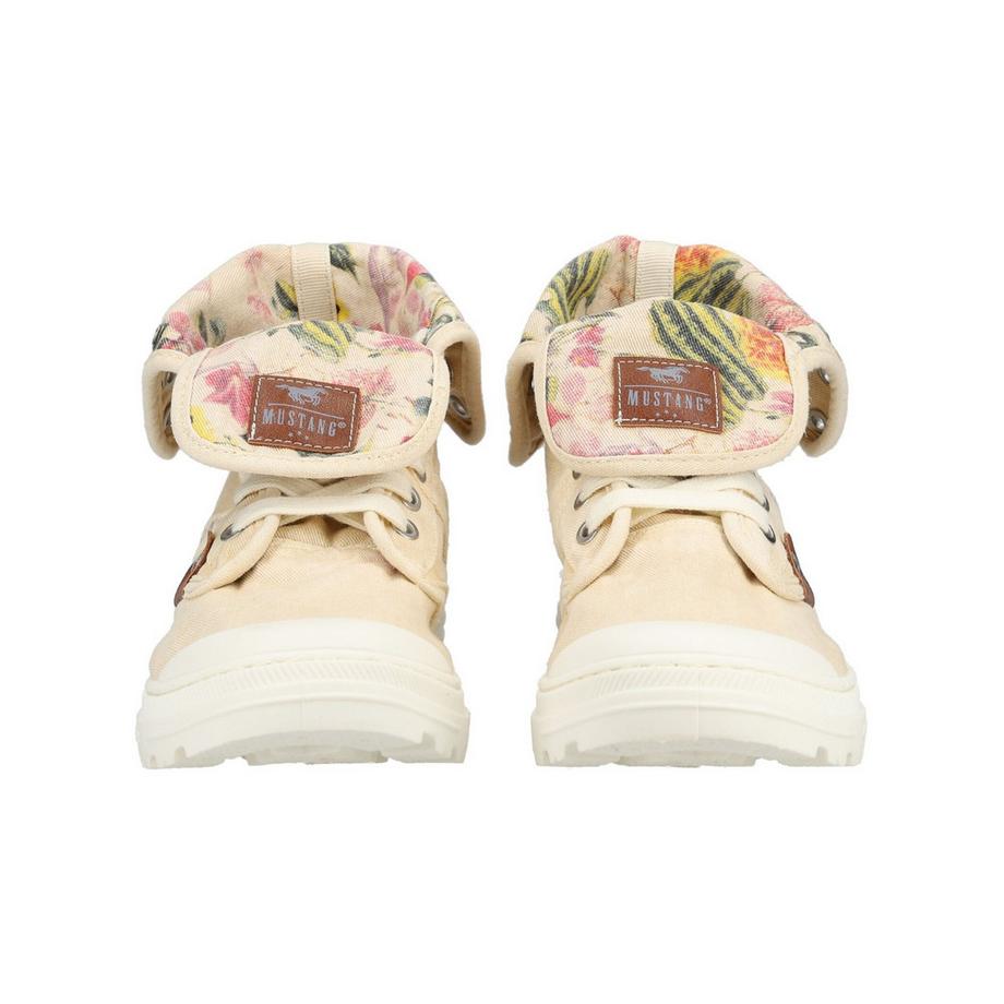 Mustang Sneaker Alta con Stampa Floreale  