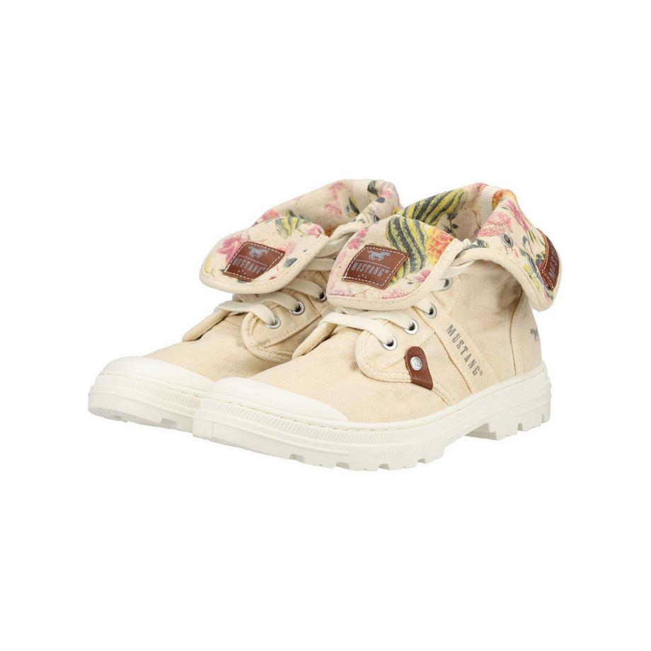 Mustang Sneaker Alta con Stampa Floreale  