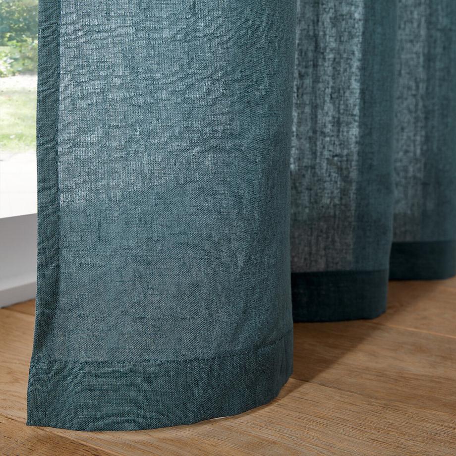 La Redoute Intérieurs  Rideau lin lavé pattes cachées 