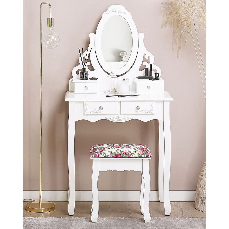 Beliani  Schminktisch aus MDF-Platte Modern AMOUR 