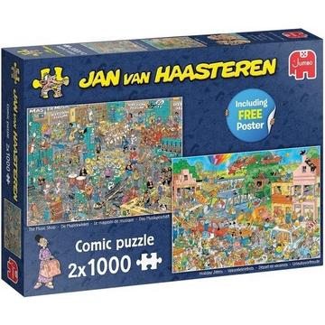 Puzzle Musikladen und Urlaubsfieber (1000Teile)