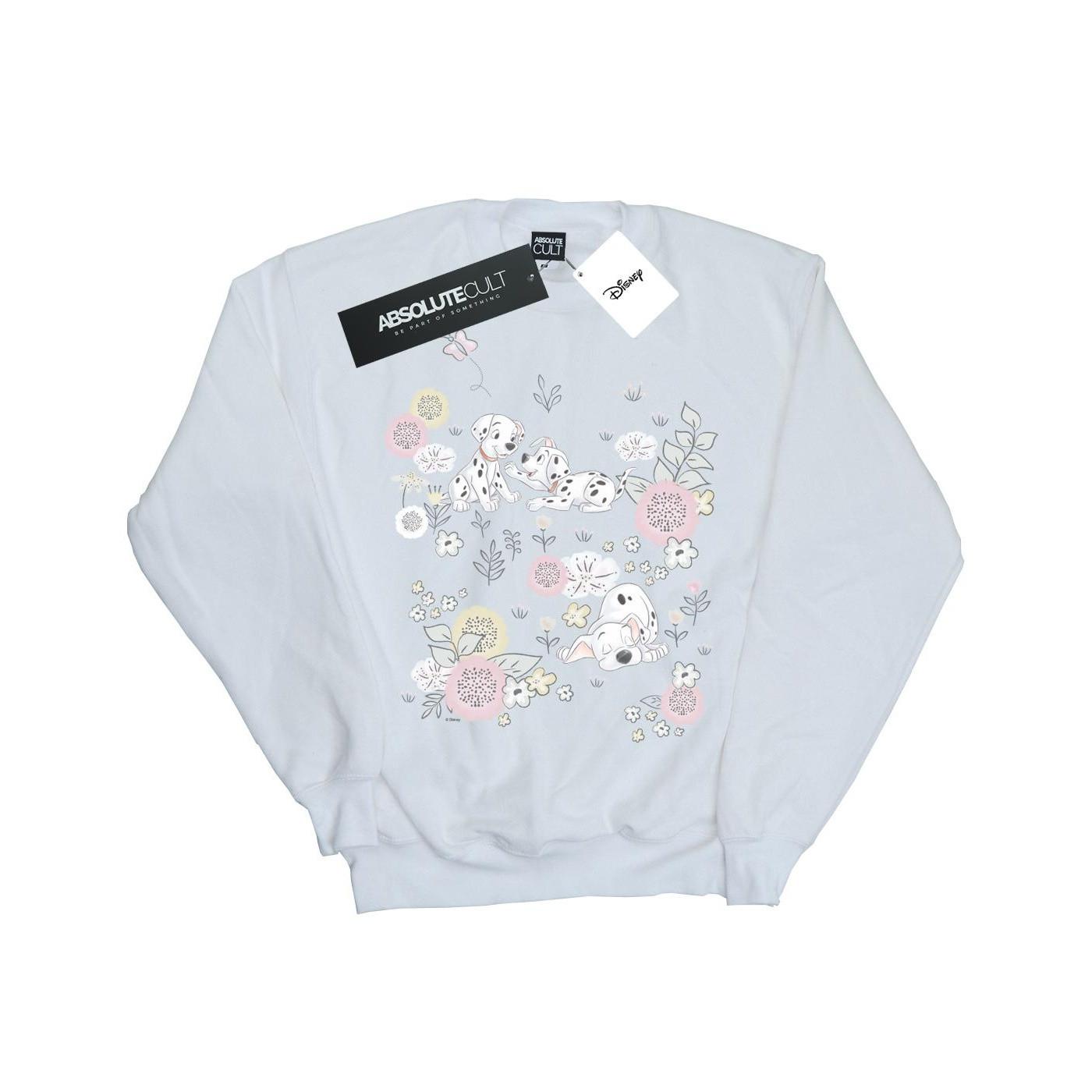 Image of 101 Dalmatians Meadow Sweatshirt Unisex Weiss 152-158