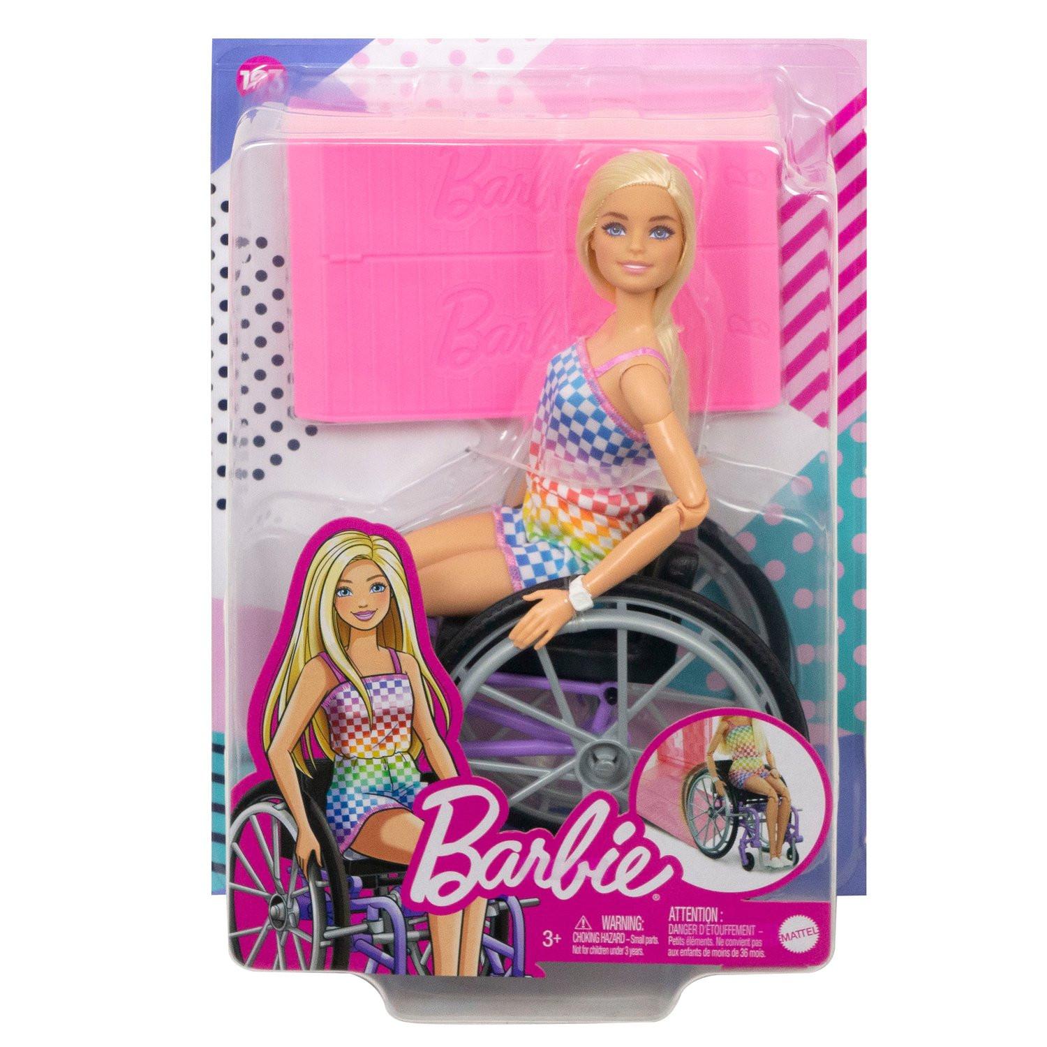 Barbie  Fashionistas Puppe im Rollstuhl 