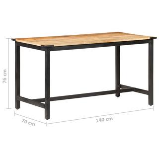 VidaXL Table à manger bois  