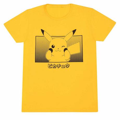 Heroes  T-shirt - Pokemon - Katakana - Pikachu 