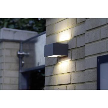 Gemini  Lampada da parete per esterni a LED LED (monocolore) LED a montaggio fisso 9 W Antracite