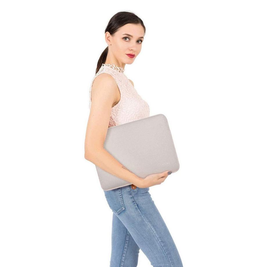 Only-bags.store Housse pour ordinateur portable en néoprène avec petite pochette  