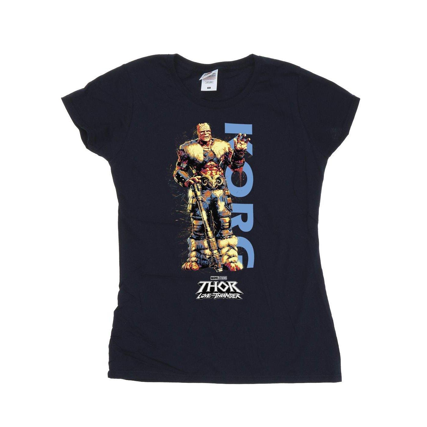 Image of Thor Love And Thunder Korg Wave Tshirt Damen Marine M