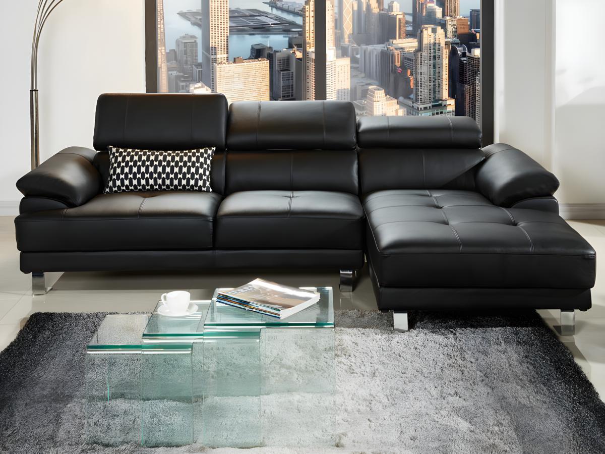 Vente-unique Tables basses gigognes MINKA Verre courbé  