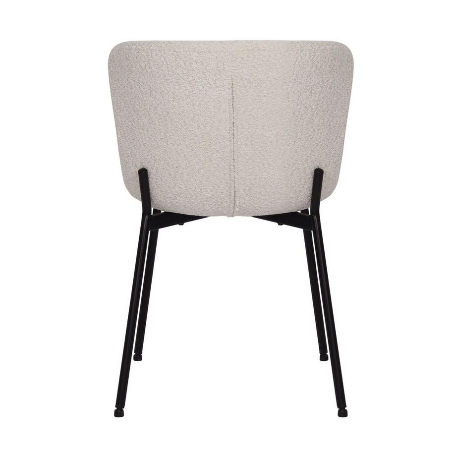 mutoni Chaise Industro blanche (lot de 2)  