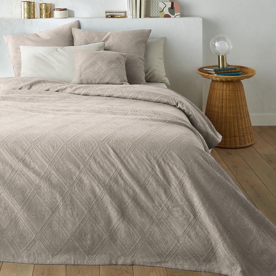 Dessus de lit coton jacquard