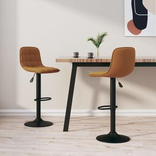 VidaXL Tabouret de bar velours  