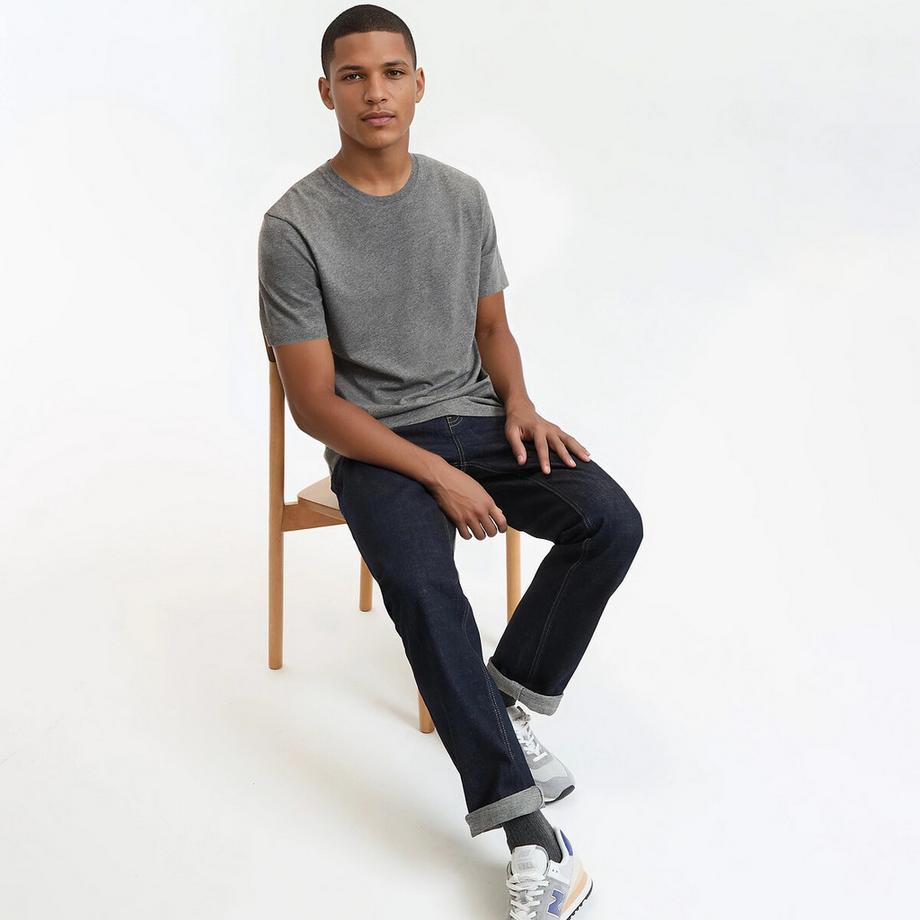 La Redoute Collections T-shirt col rond manches courtes  