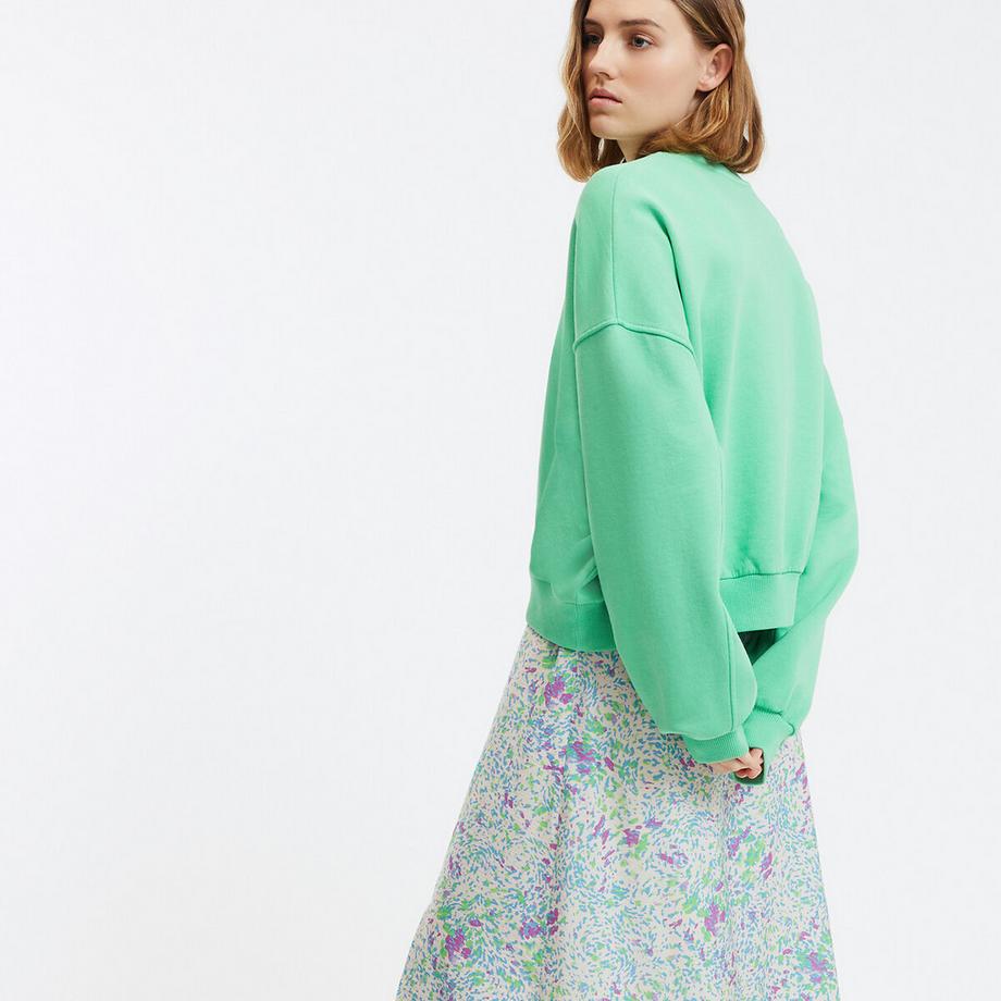 La Redoute Collections Felpa Corta Girocollo  