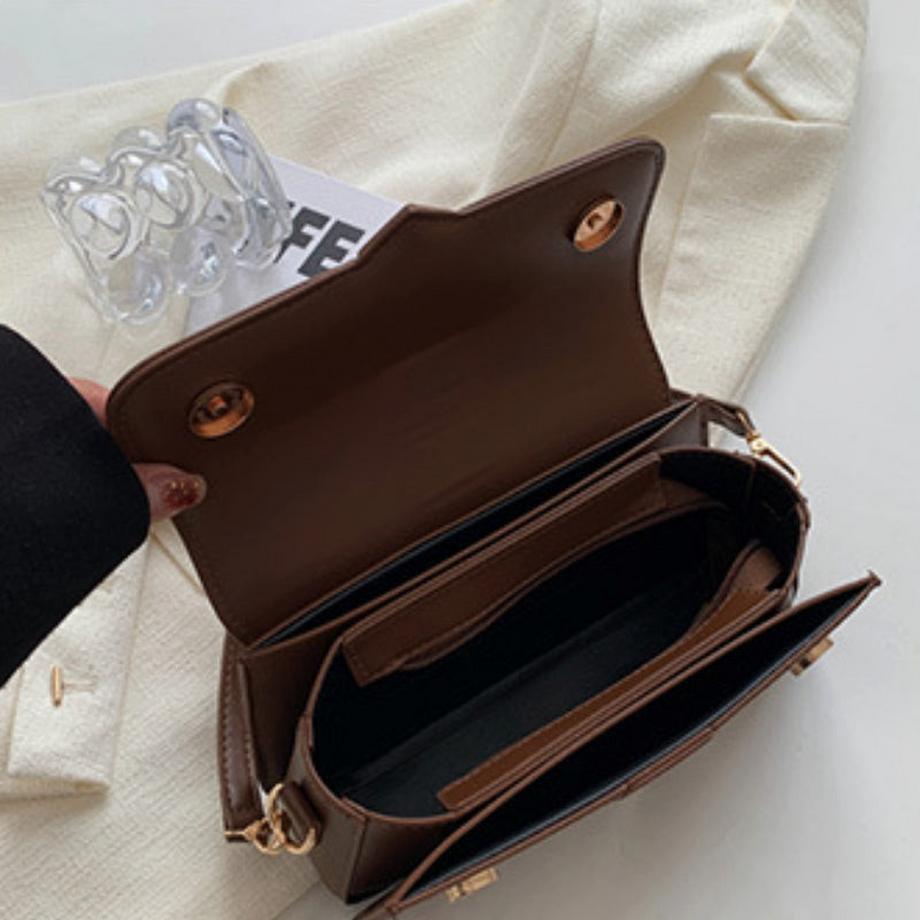 Only-bags.store Borsa a tracolla strutturata con manico superiore  