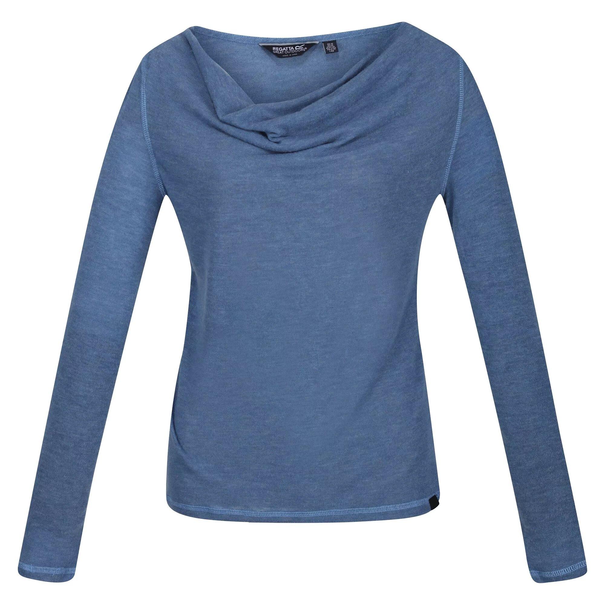 Image of Tshirt Frayda Langärmlig Damen Blau 34