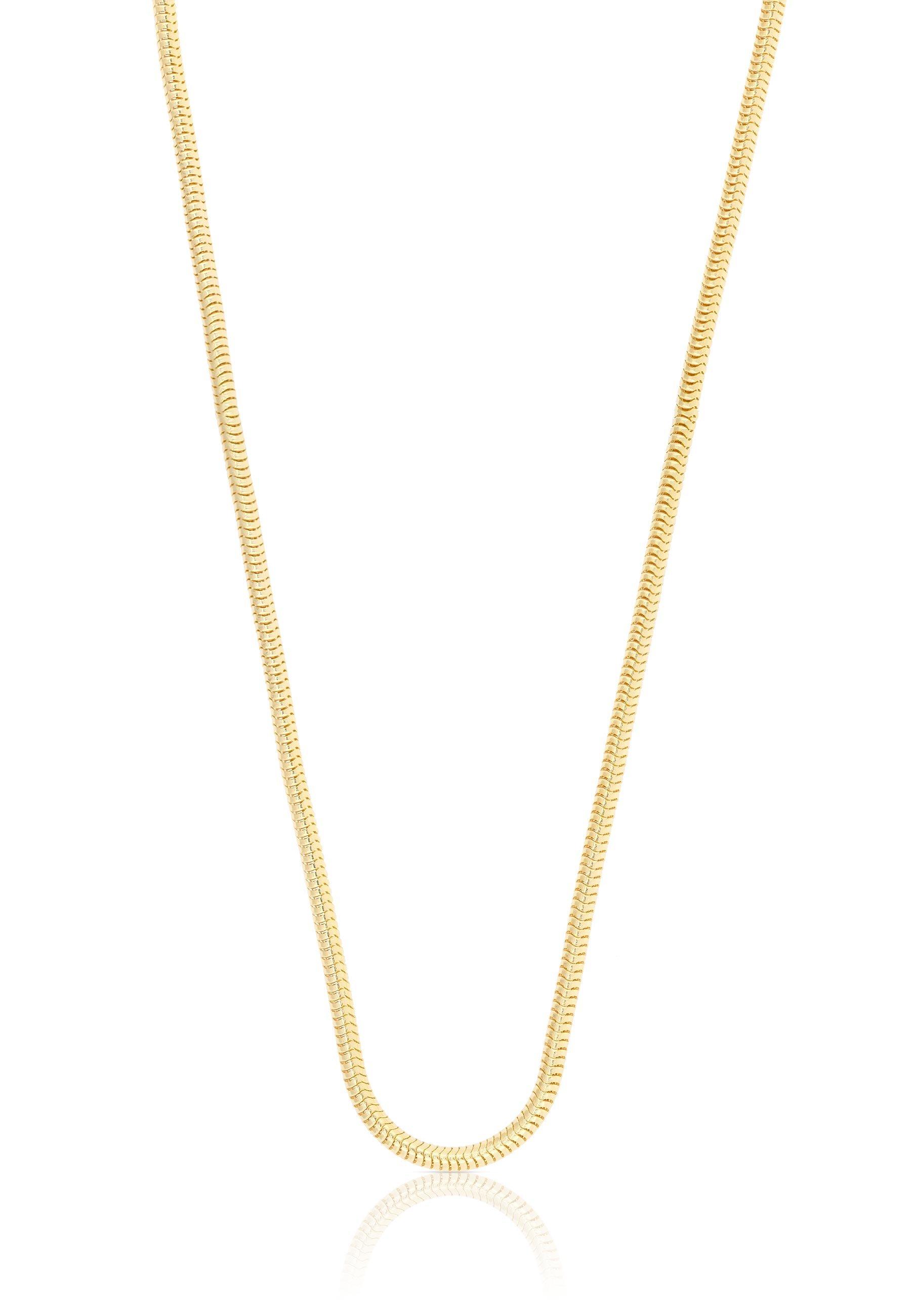 MUAU Schmuck  Collier Schlange Gelbgold 750, 1.6mm, 45cm 