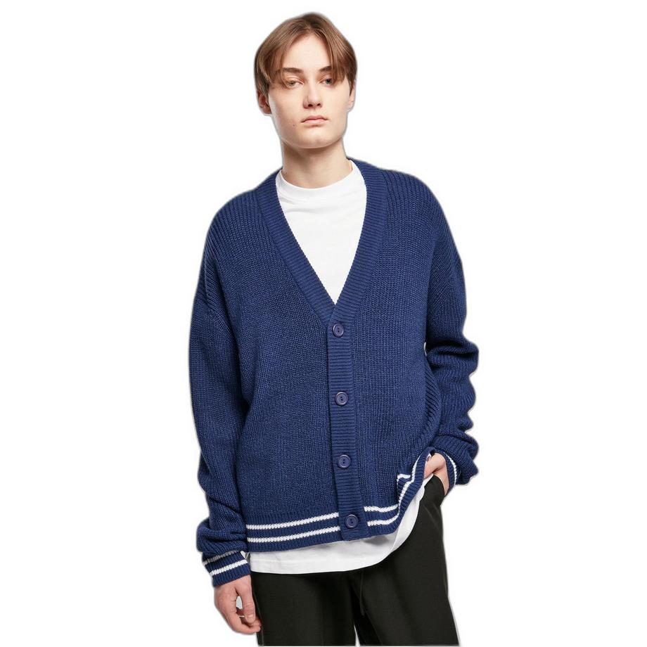 URBAN CLASSICS Sporty Boxy Strickjacke  