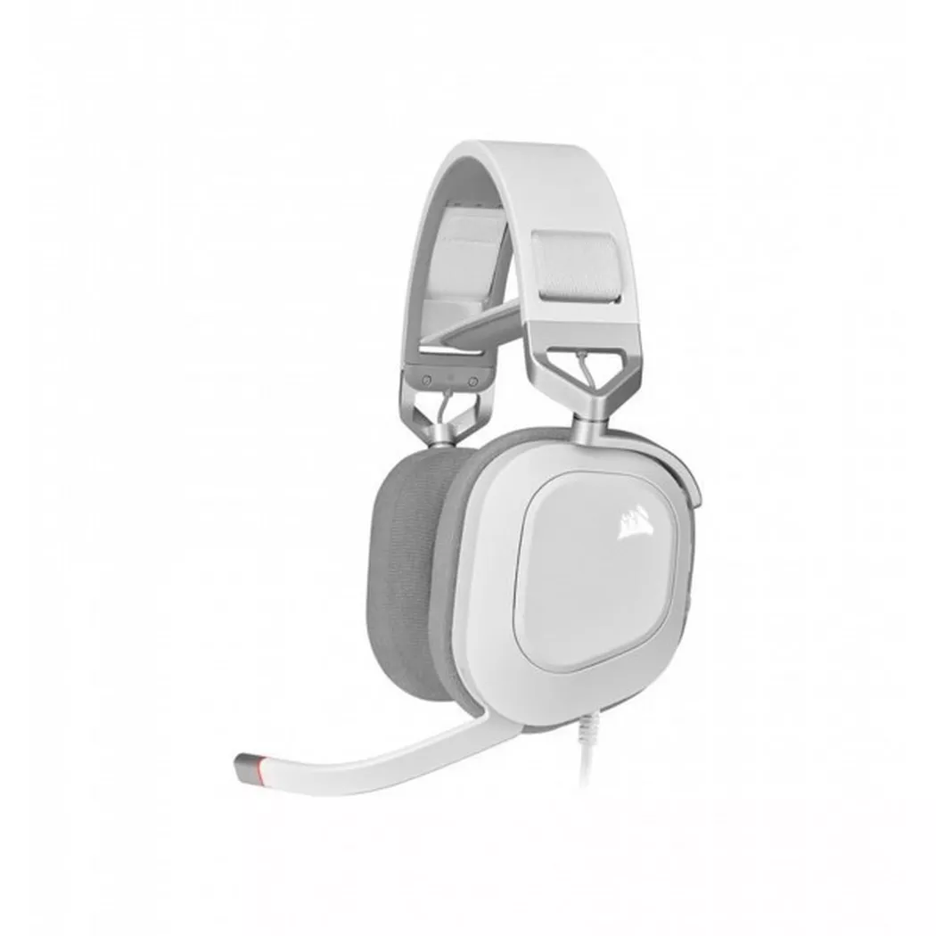 Corsair HS80 RGB USB Headset Wired Handheld Gaming White